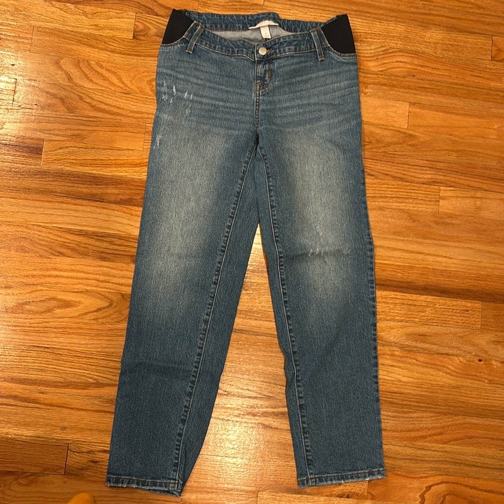 Isabel by Ingrid & Isabel 90s Straight Maternity Jeans, size 2